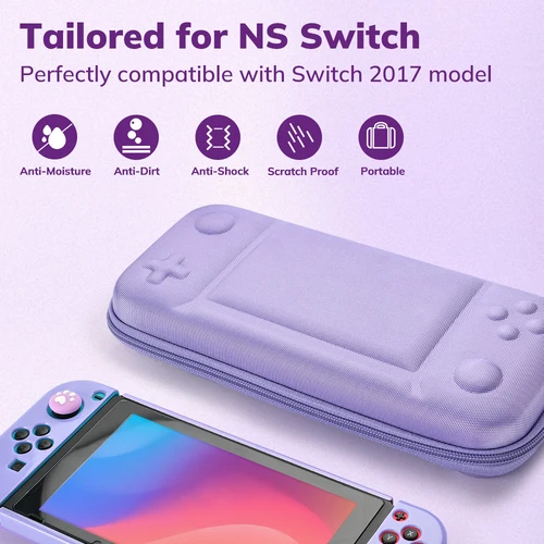 Imagen 2 del producto Bolsa de transporte para NS Switch 2017 modelo antiarañazos 14 en 1 accesorios de juego para consola Nintendo Switch y J-Con