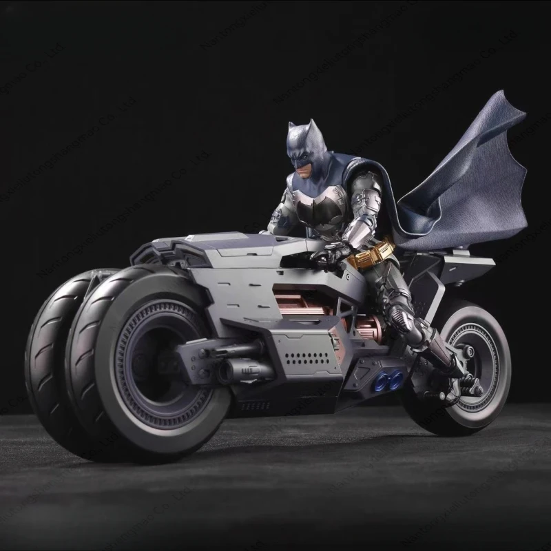 

In Stock Modoking The Flash 1/12 Batman Ben Affleck Suit Motorcycle Batmobile Assembly Action Figure Collectible Toy Gift