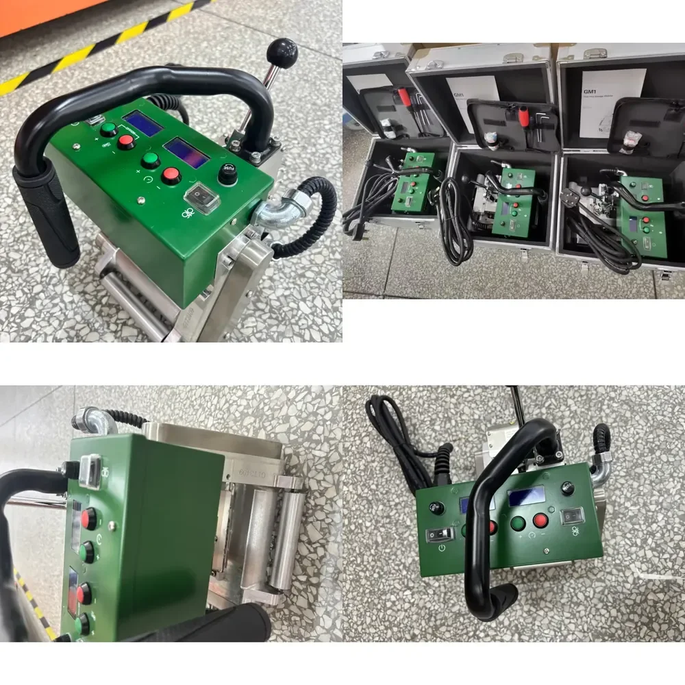 

Hot saleFully Automatic Welding Machine 100mm Waterproof Board Geomembrane Welding Equipment GM1