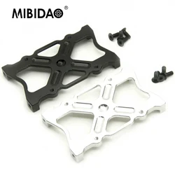 MIBIDAO supporto per piastra batteria in lega di alluminio staffa per telaio di montaggio per Axial SCX10 1/10 RC Rock Crawler accessori per auto parti