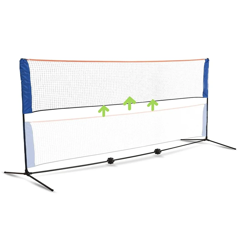 High Quality Standing Poleportable Badminton Set Training Equipment Polyester Badminton Netpromote sales