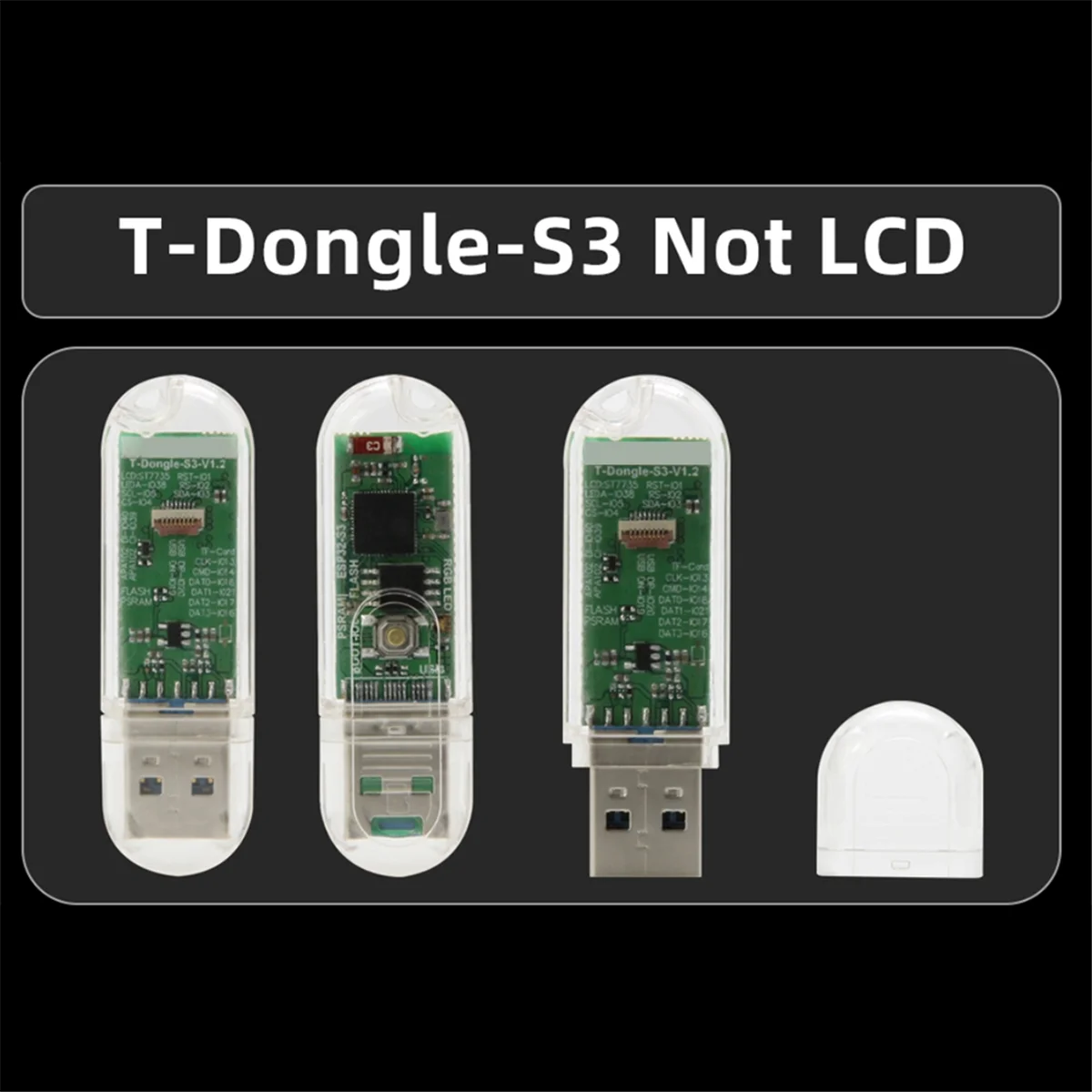 

Эффективная плата разработки ключа T-Dongle-S3 ESP32-S3 для Nerdminer Bitcoin