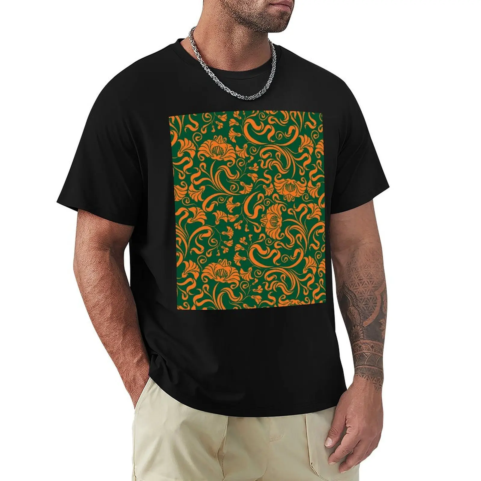 

Florida - Floral T-Shirt summer clothes blacks designer shirts mens t shirts