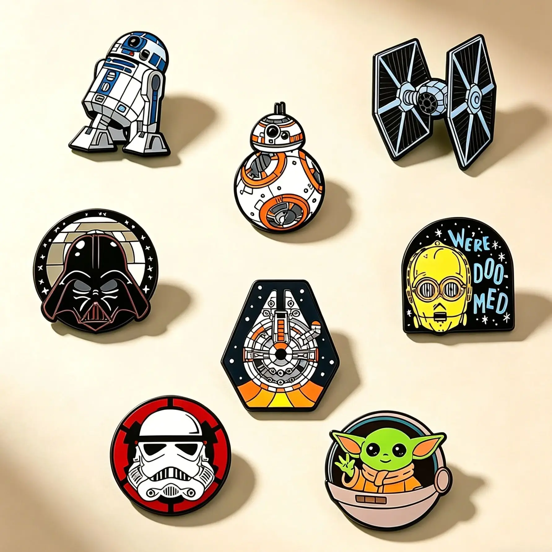 

Anime Cartoon Badge Funny Comics Enamel Pins Metal Cute Collar Brooches Pins Jewelry Lapel Pin Jewelry Collection Friend Gifts