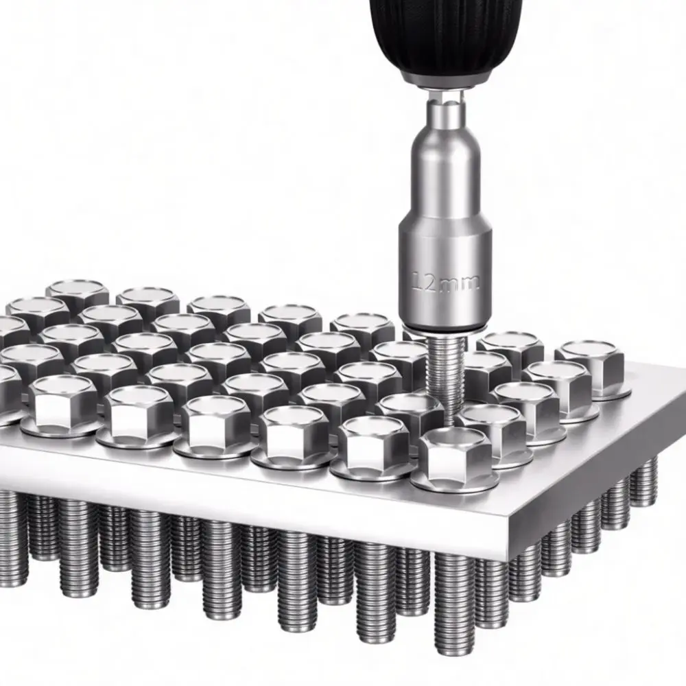 Industrial Grade Magnetic Socket Set For Dayin Tools Nut Setter Adapter For Power Drill Driver Bit Hex Shank Steel Tool