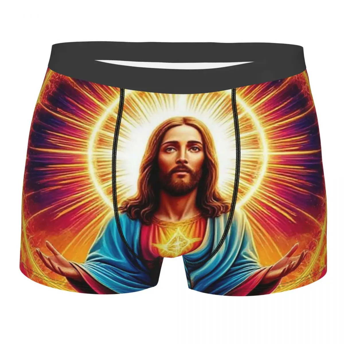 

Custom Jesus The Savior Mythology Art Boxers Shorts Mens Briefs Underwear Cool Underpants