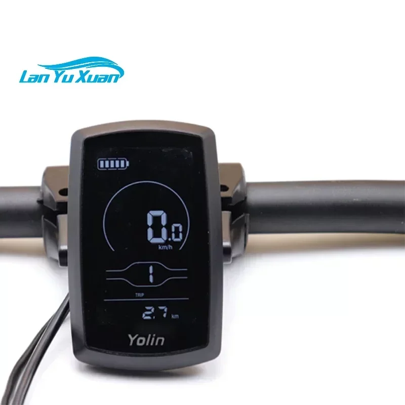 

YL-80C LCD Display Electric Bike Instrument e-Bike Speeder Replacement Parts Panel Bafang LED TFT Kit