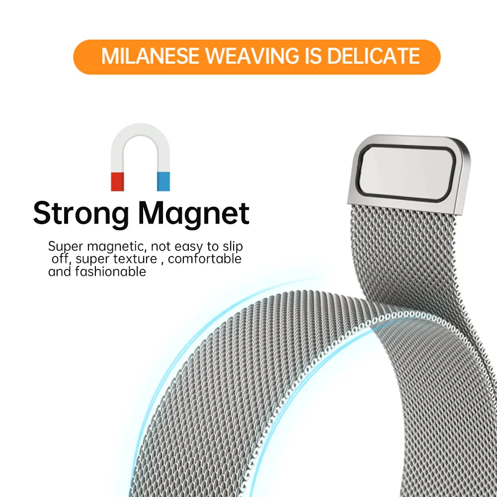 Pulseira Milanese para Samsung Galaxy Fit 3, Substituição Pulseira, Pulseira Esportiva, Assista Acessórios