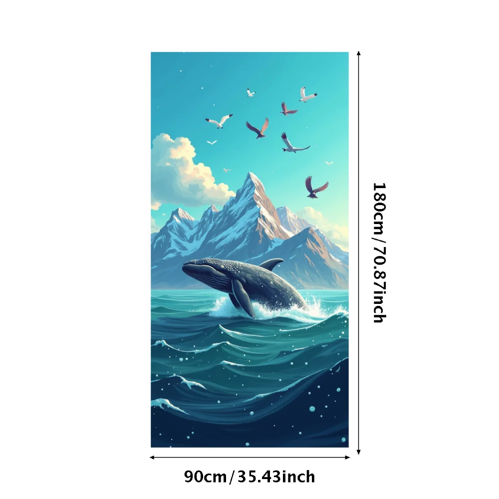 Tapestry Decorative Fabric Pattern Gothic Banner For Christmas Home Festive