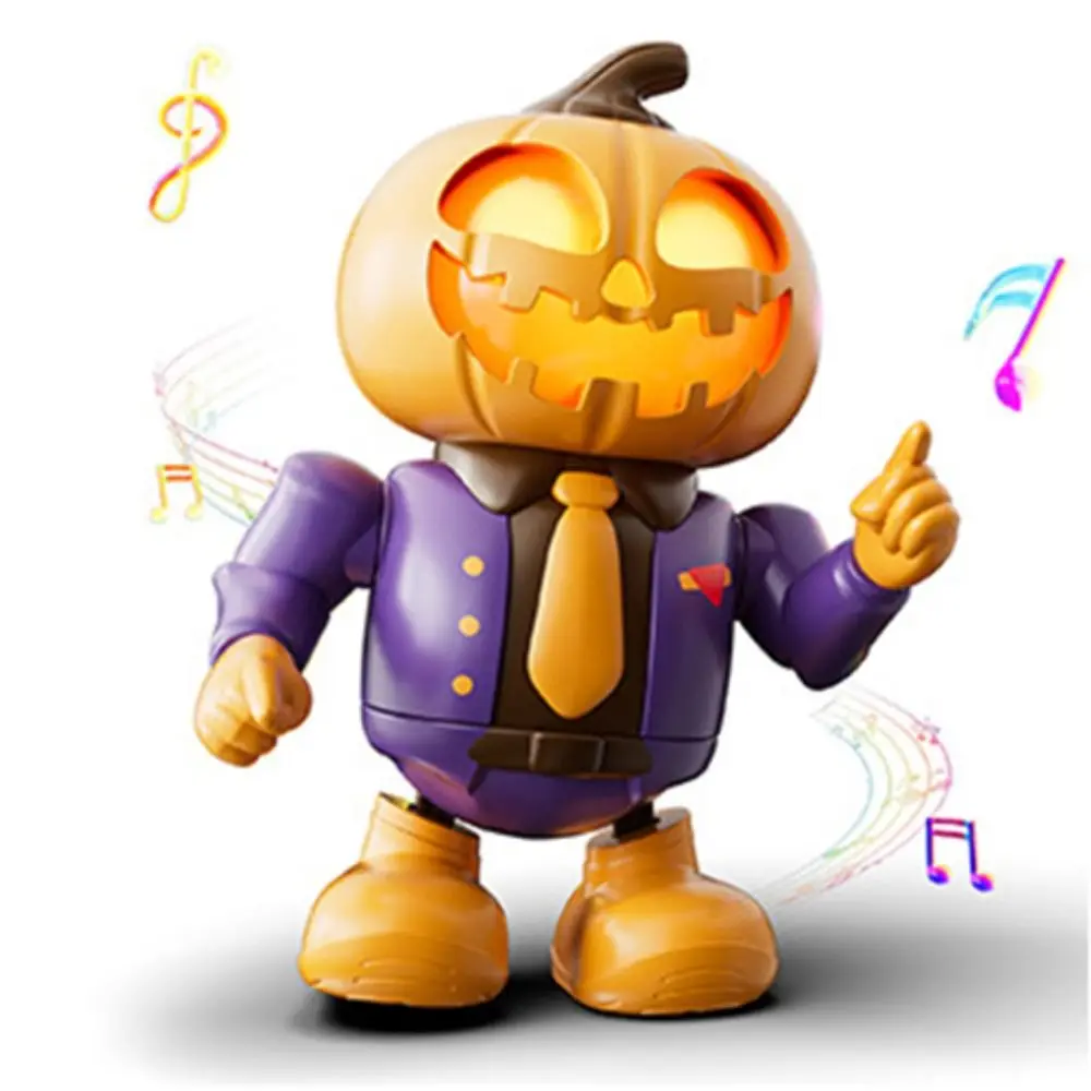 Plastic Halloween Dansend Robotspeelgoed met Geluidssimulatie 3D Skelet Dansspeelgoed Licht Ambachtelijk Decor