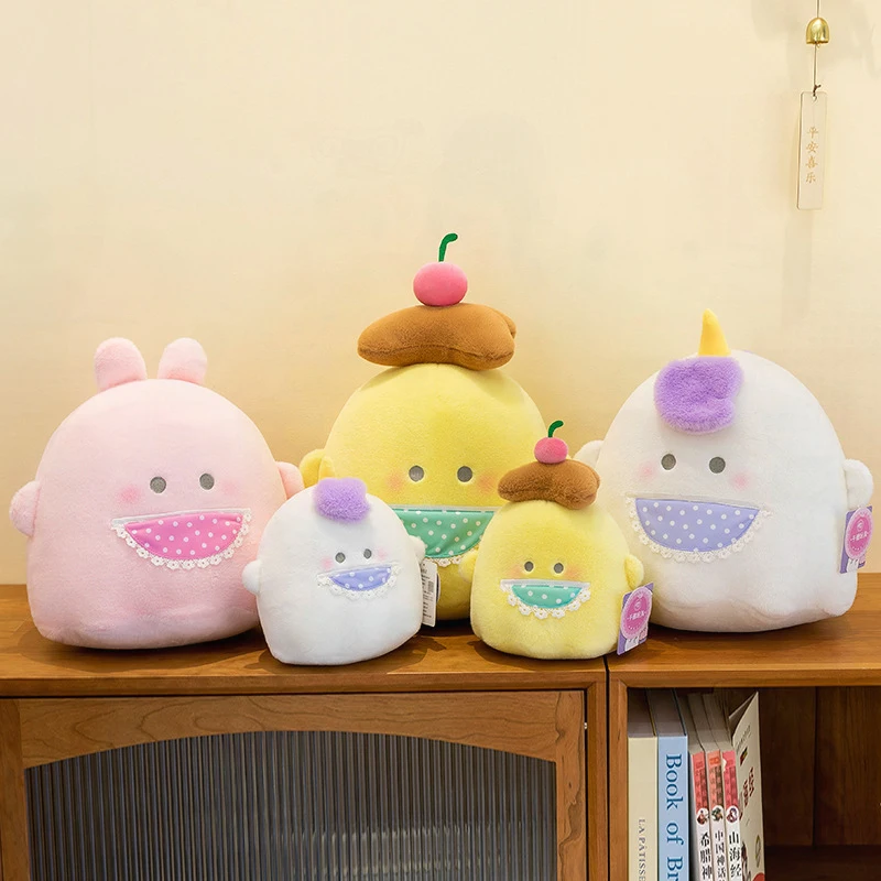 

Kawaii Plush Toy Stuffed Doll Cute Ghost Pudding Rabbit Unicorn Soft Cuddly Kids Birthday Gift for Children