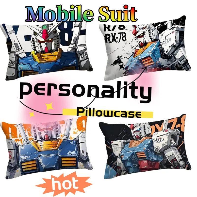 Mobile Suit Body Pillowcase Cute and Stylish Cartoon Personalized Creative Car Cushion Nap Pillowcase Birthday Gift for Friends