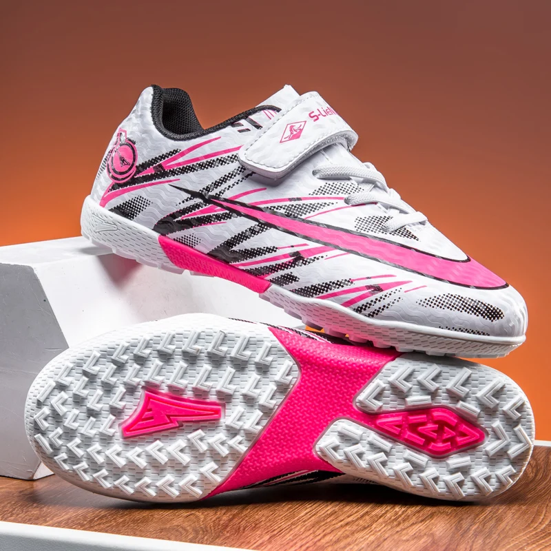 

Новые профессиональные футбольные бутсы для мужчин и детей, нескользящие шиповки для матчей, ультралегкие тренировочные кроссовки для мальчиков, прямая поставка