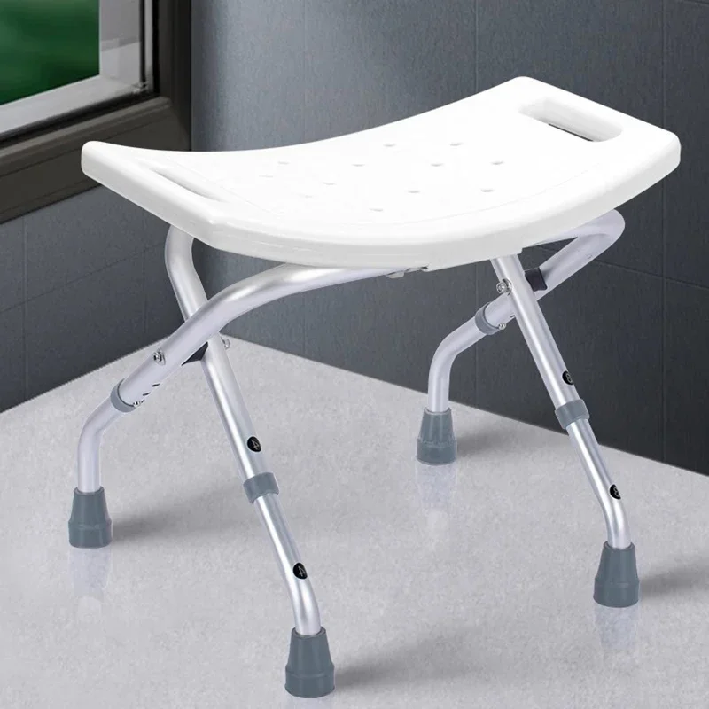 

Small Foldable Bathroom Chair Bench Shower Camping Vanity Stool Space Saving Stackable Nordic Bedroom Cabeceros Home Furniture