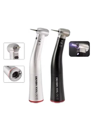 Dental X95L 1:5 Fiber Otptic Handpiece Increasing Red Ring Contra Angle Internal Water Spray With LED For E-type Motor Dentistry