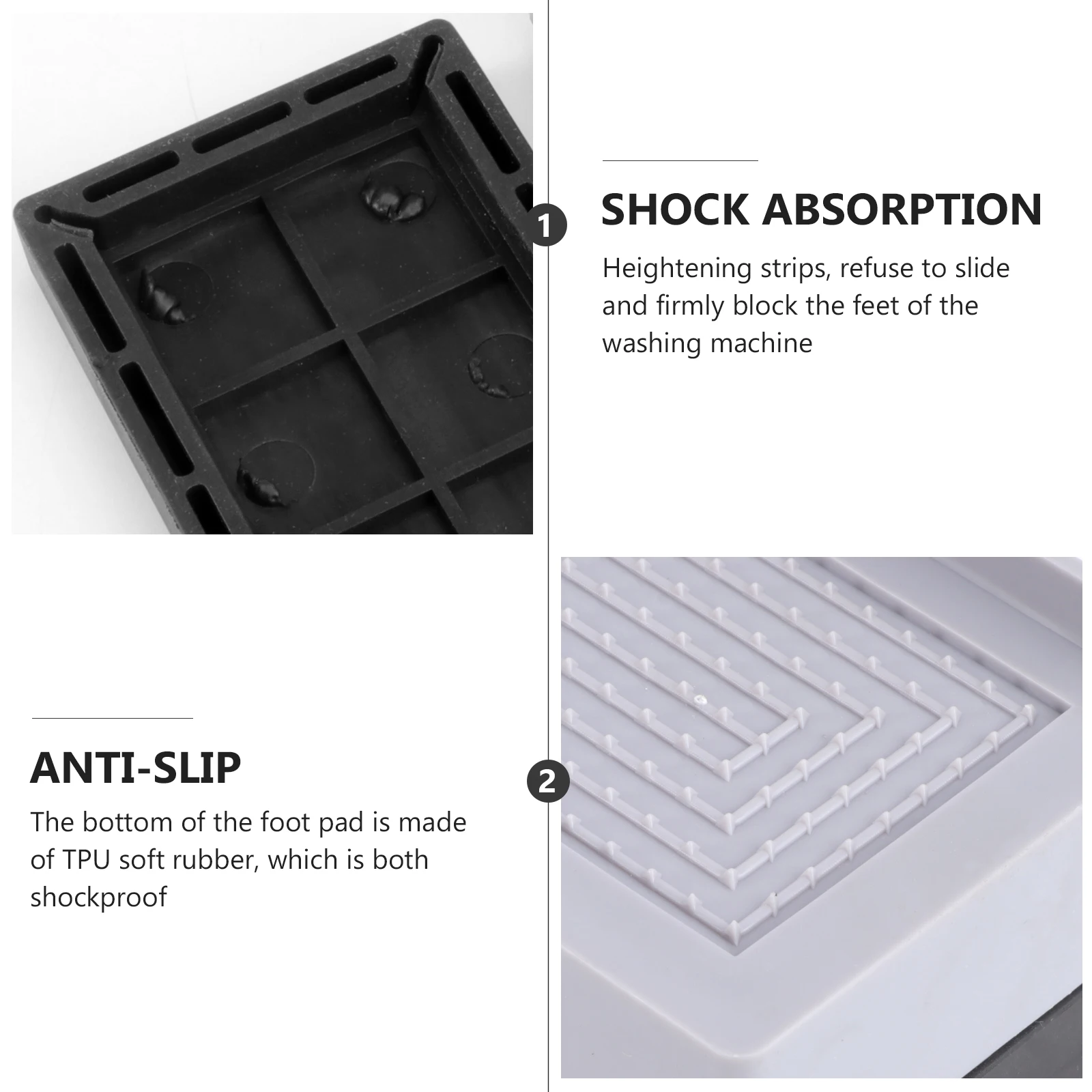 

Heightening Pads Furniture Foot Supplies Increasing Adjustable Washing Machine Pad Non Slip Wear Resistant Impact Absorption