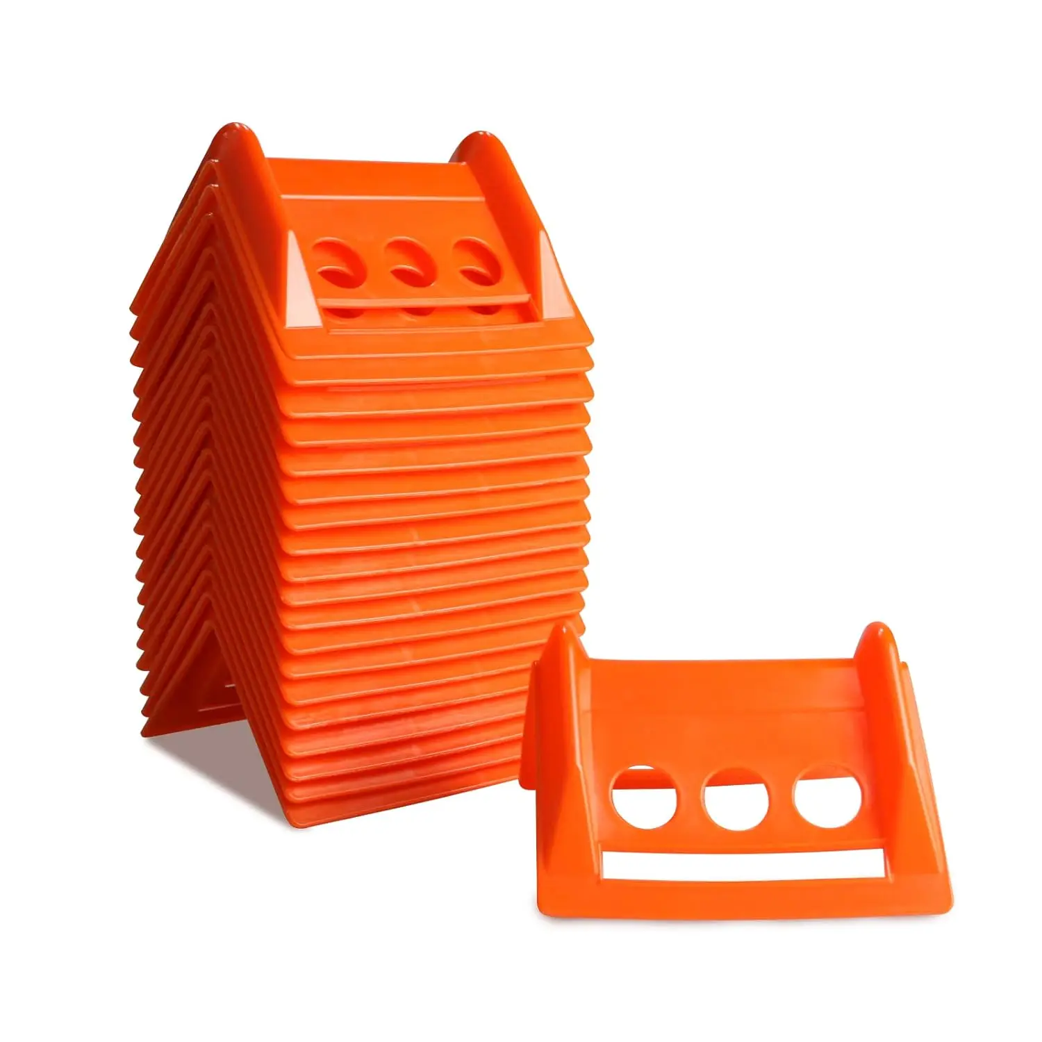 

Flatbed Edge Protector, 20 Pack Corner Tie Down Protector for Up to 4 Inch Straps, Heavy Duty HDPE Cargo Edge Protectors