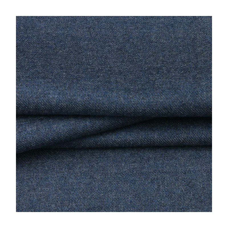 Large Amount of Pure Wool Worsted Twill Fabric Double-Sided Woolen Cloth Autumn and Winter Suit Coat Overcoat