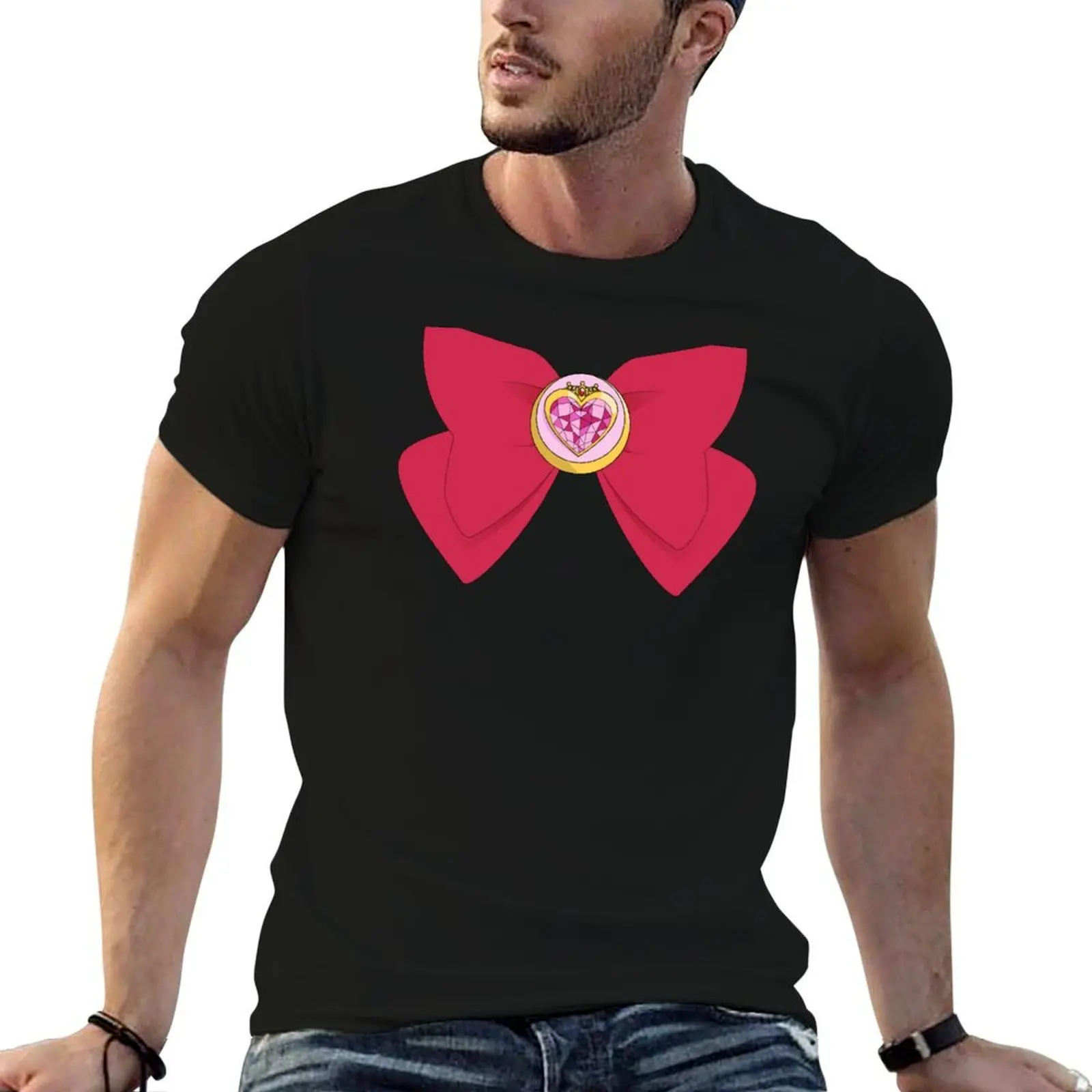 Prism Heart Compact T-Shirt quick drying vintage clothes mens graphic t-shirts hip hop
