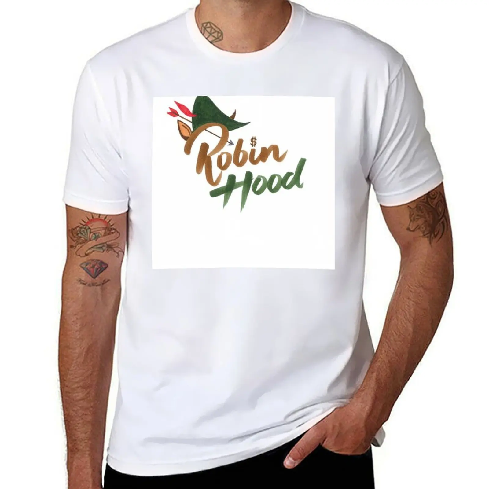 

Robin Hood T-Shirt man t shirt cotton man t shirts cotton T-Shirt