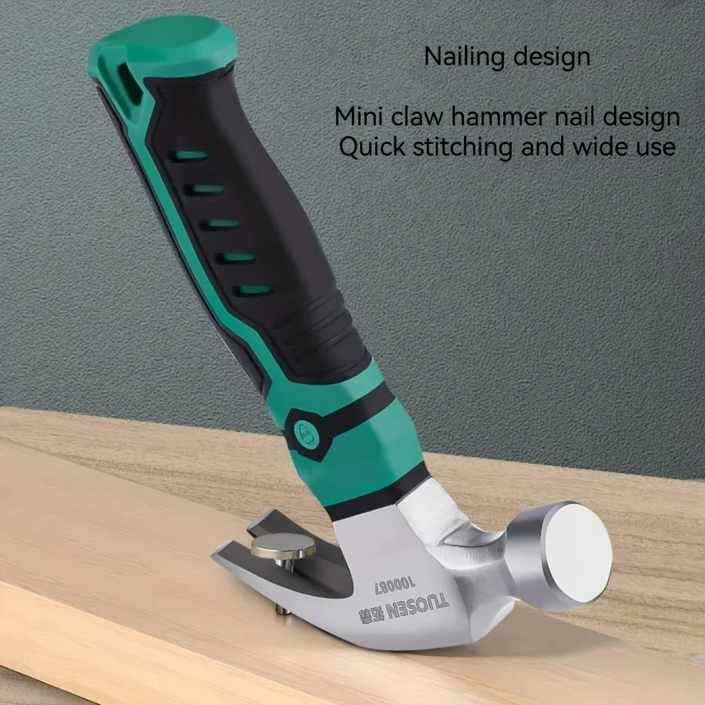 1pc Multifunctional Mini Hammer - Perfect for Home DIY Projects Camping - Shock Reduction Grip  Smooth Face for Maximum Comfort