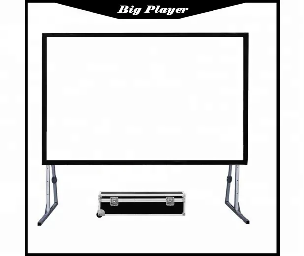 150 180 200 220 250 300 بوصة 16:9 4:3 شاشة عرض أمامية وخلفية سريعة الطي شاشة عرض خارجية محمولة