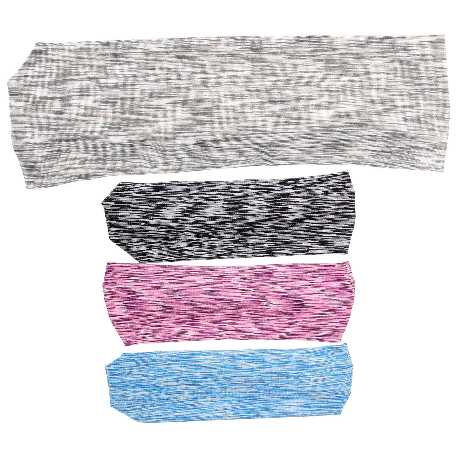 

4Pcs Decorative Stretchy Headbands for Women Moisture Wicking Athletic Running Sweatband Headband Sweat Bands Women