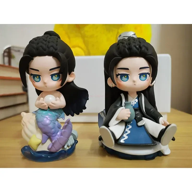 Genuine The Blue Whisper Fox Ji Yunhe Dilraba Mermaid Changyi Jialun Lisu Luo Jinsang Xue Sanyue Action Figure Model Doll Toy