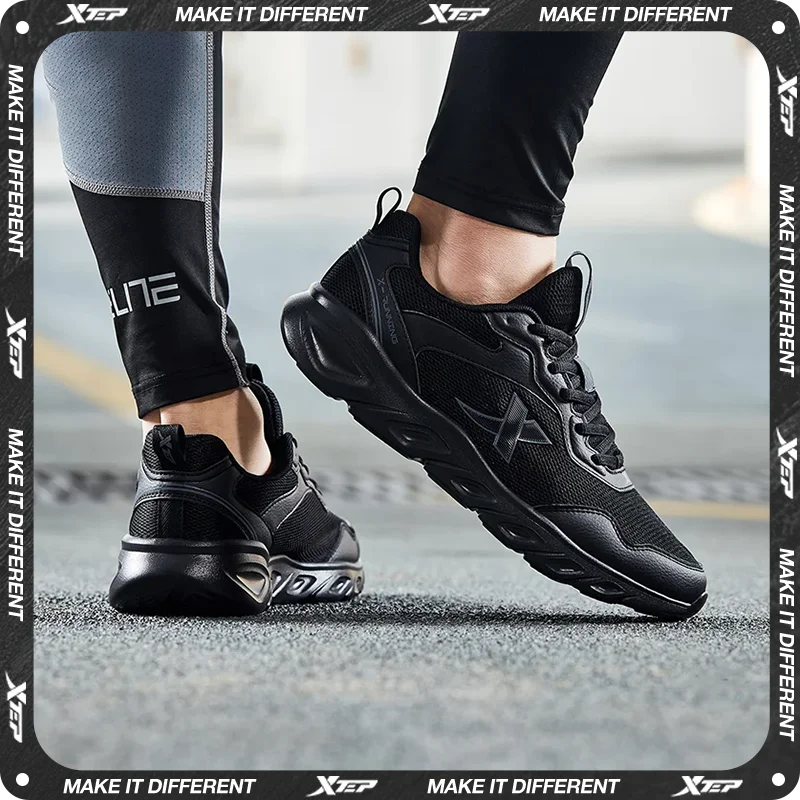 Xtep Running Shoes For Men 2020 Spring Rebound Comfortable Sports Shoes Durability Stability Breathable Sneakers 880119115036
