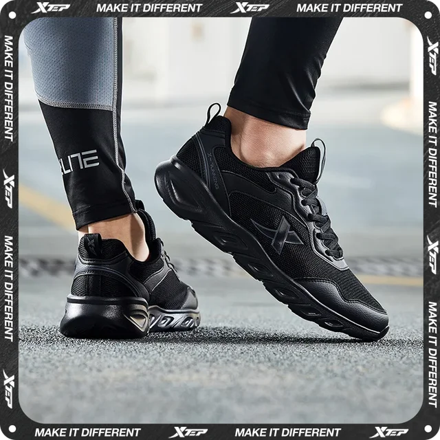 Męskie buty do biegania Xtep 2020 Wiosna Rebound Wygodne buty sportowe Trwałość Stabilność Oddychające trampki880119115036