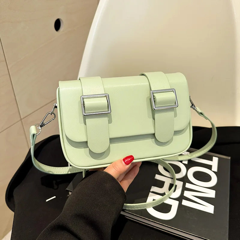 

New High Quality Women's One Shoulder Crossbody Bag Casual Small Square Bag Multiple Colors Girl Daily Outing Messenger Bag