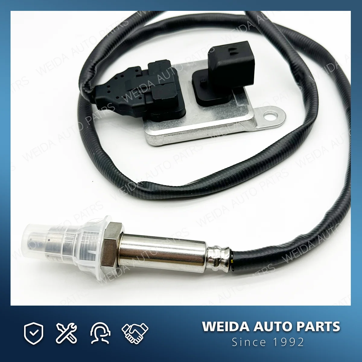Novo sensor de óxido de nitrogênio re552182 5wk9 6773 nox para sistema de escape john deere sensor de carro 24vv oem 5wk96773