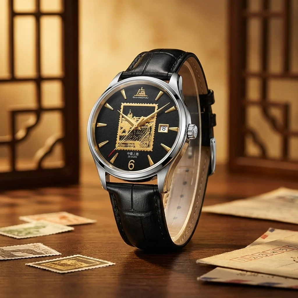 Shanghai Watch Originate Blossoms Series Men Watch Limited Edition Automatic Mechanical Watch Business Sapphire Waterproof Watch