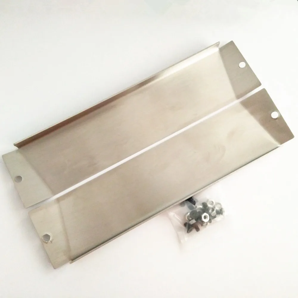 Stainless Steel Skid Plate Chassis Armor Front Middle Rear Protector For Traxxas 1/10 Old E-Revo Summit