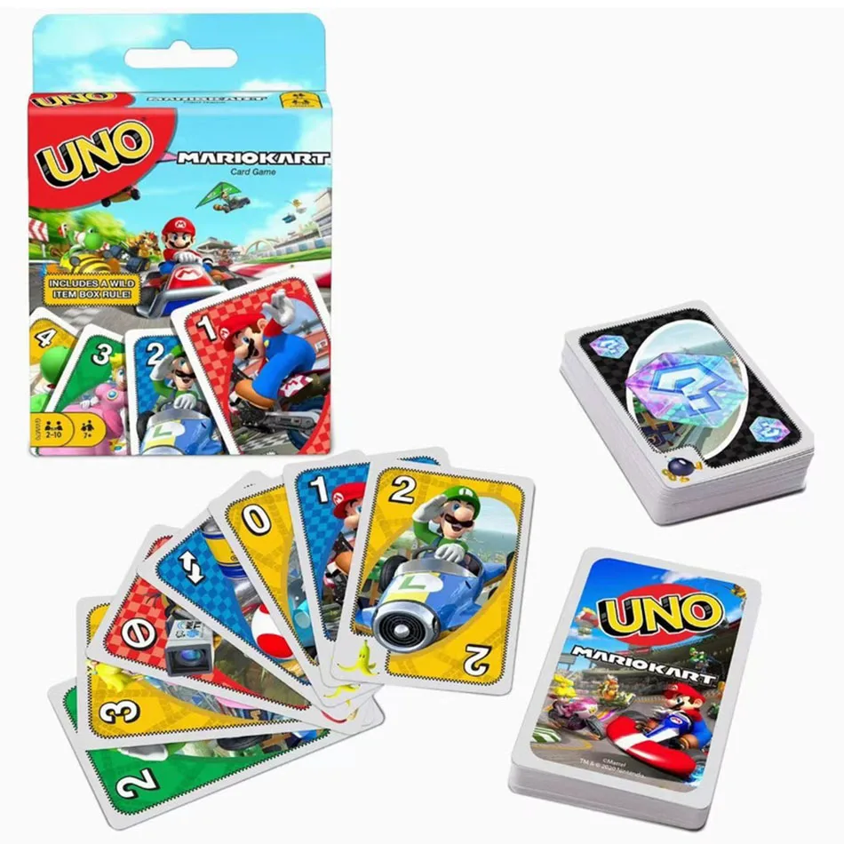 UNO Dragon Ball Z Matching Card Game SHOWEM NO MERCY Multiplayer Family Party Boardgame Funny Friends Entertainment Poker