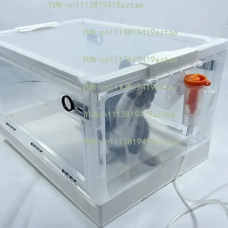 Portable Pets Care Room Dog Household Atomization Cage Breathable Cat Special Oxygen Box Pet Shop Training Treatment Products G