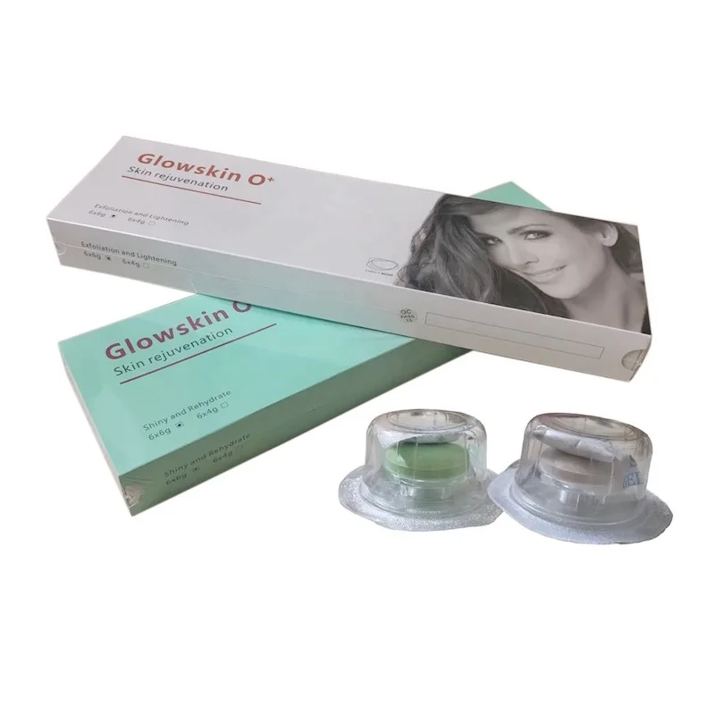 Vendita calda USA 3 in 1 macchina per il viso a getto d'ossigeno consumabili cialde di ossigenazione a bolle di CO2 Glowskin O + Kit