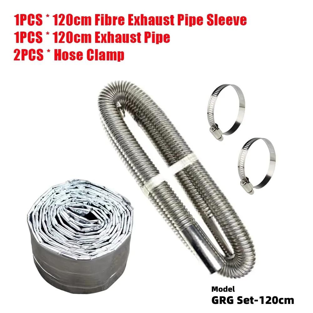 30mm 알루미늄 호일 유리섬유 단열 튜브, 배기 호스 - Diesel Heater Silencer Muffler 리뷰 및 가격