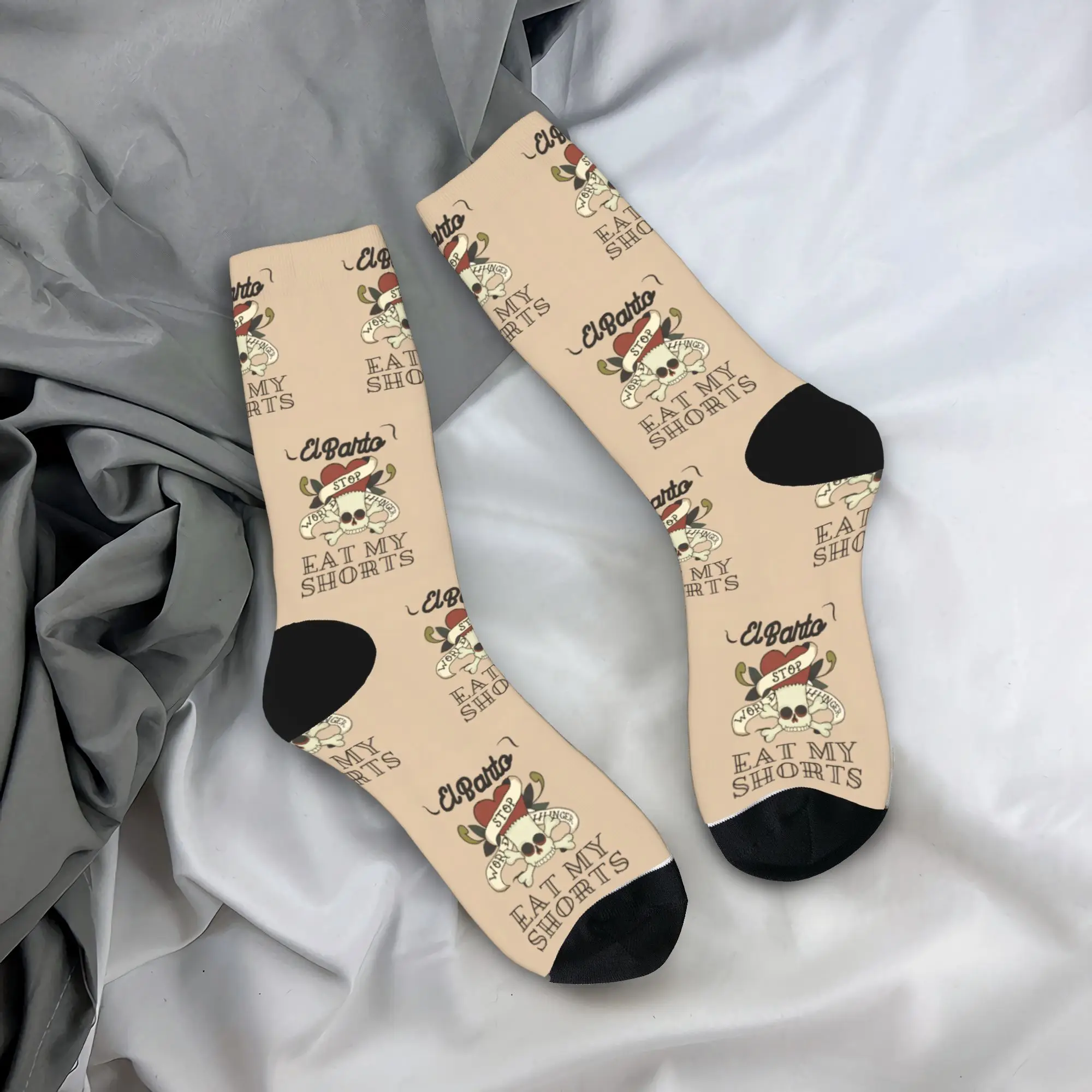 

E-Eds Hardys Rebellion Stockings Pattern Modern Socks Autumn Non Slip Socks Men Climbing Soft Breathable Socks