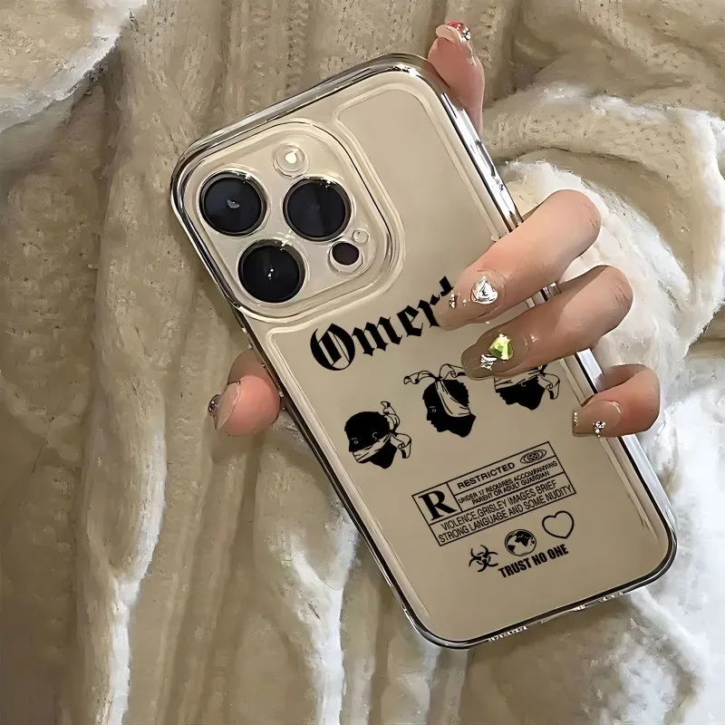 

Hot Omertas Maes Phone Case For iPhone 16 15 14 13 12 11 Pro Max Mini X XS XR SE Plus 16E Shockproof Dustproof Transparent Cover