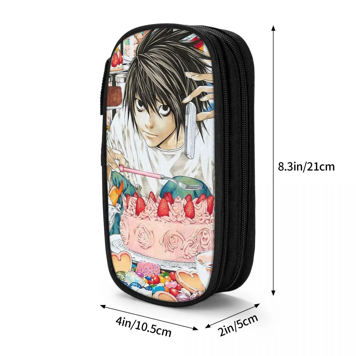 Deaths Notes Ryuk Anime Pencil Case for Kids School Pen Box Pencil Bag Stationery Supplies Pen Holder Bag