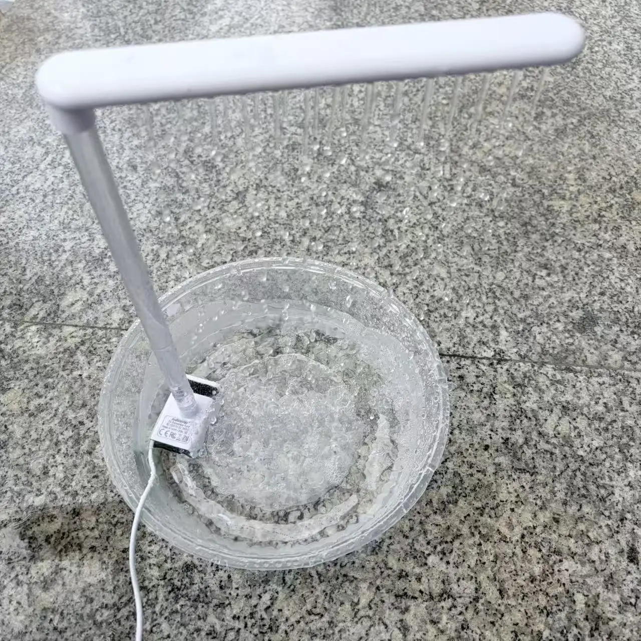 Outdoor Bird Bath Kit USB Electric Water Pump + Sprinkler Head + Hose, Bird Bath Fountain Shower Set,Suitable for Small Pets gallery 3