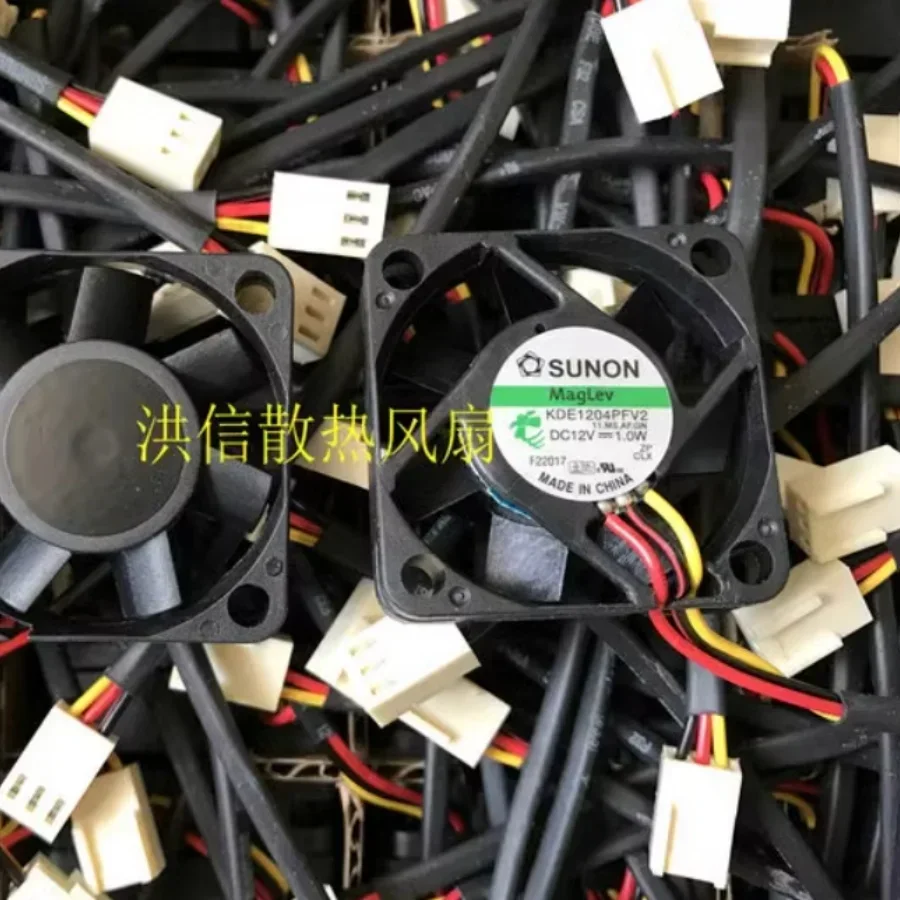 ORYGINALNY 4010 KDE1204PFV2 DC12V 1,0 W 4 CM wentylator chłodzący cichy 2 przewody/3 przewody