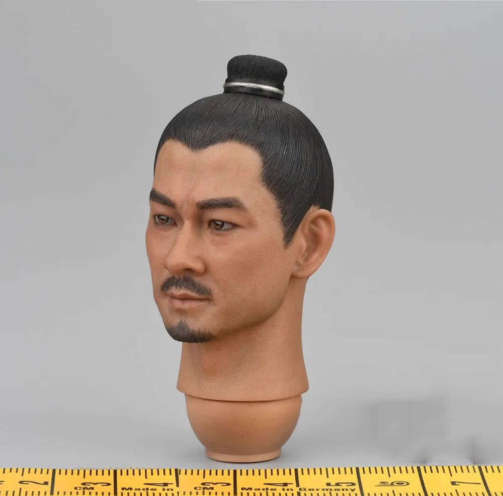 خمر سلالة مينغ آسيا جيتشو قائد ، ذكر رئيس النحت ، نحت نموذج ، صالح 12 "عمل الشكل جمع ، 1:6 KLG-R028 #3