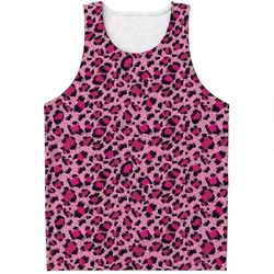 Harajuku Leopard Fashion Gym Tank Top Women Sport Bodybuilding Sleeveless T shirt Body Fitness Wear Streetwear Summer Top