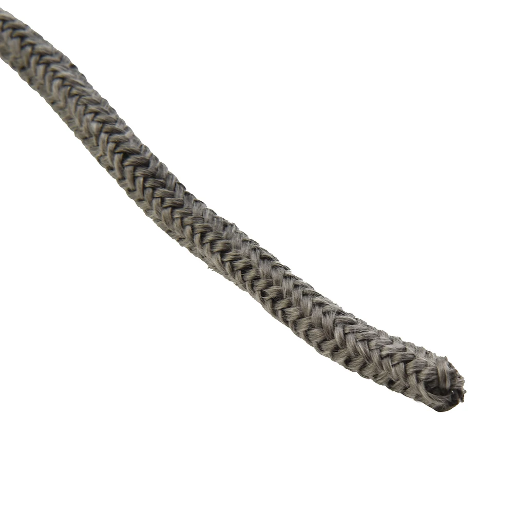 Brand New High Quality Fiberglass Rope Seal Black Stove Door Seal Fiberglass Fire Rope Wood Burning Stove 2m Length