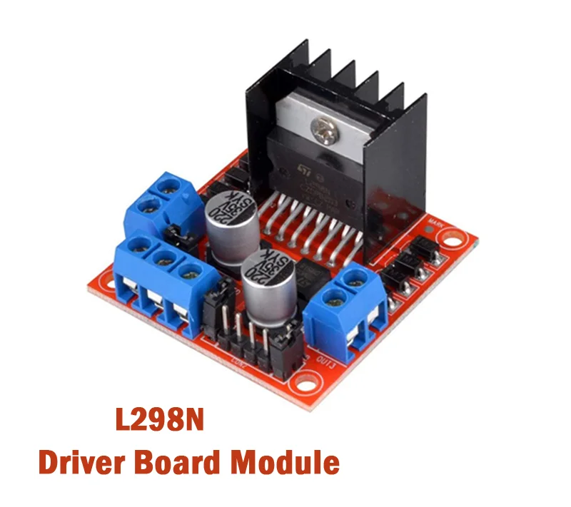 Modulecartede driver L298N, smart car, smart car, robot, Peltier, high power, L298DC engine, arduino driver