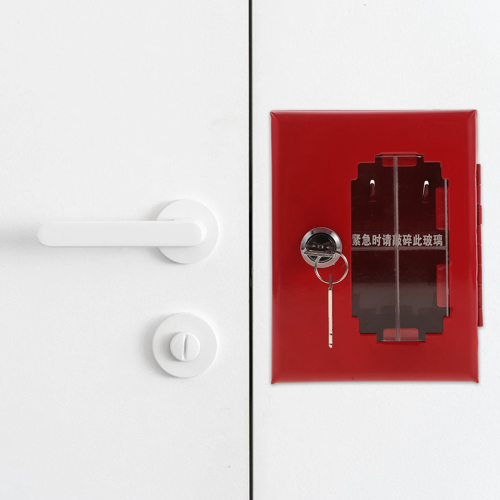 

Wall-Mounted Fireproof Key Metal Storage House Keys Emergency Door Security Safe Hazardous Items Organizer 12- Code