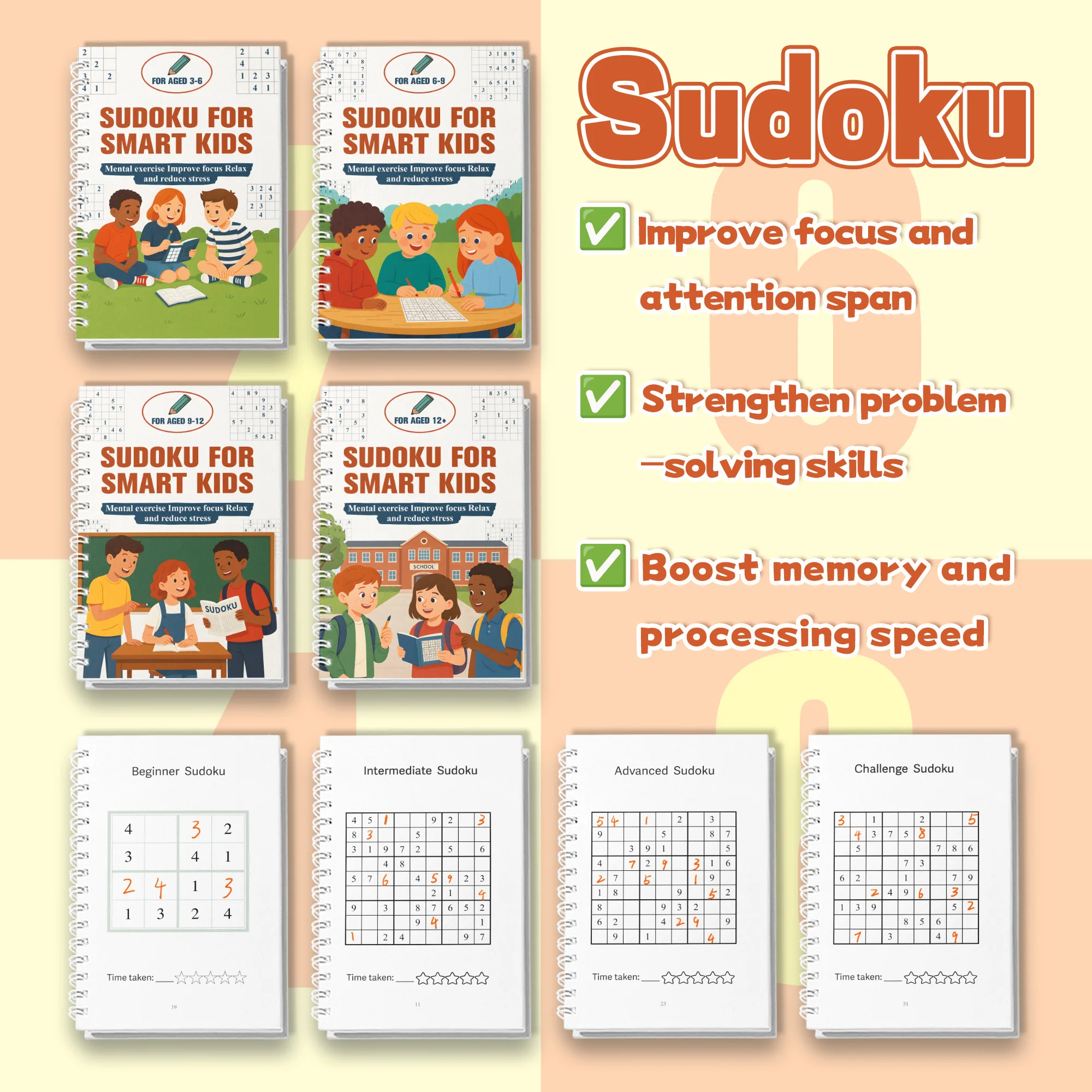 Sudoku for Smart Kids | Fun Logic Puzzles to Boost Focus & Thinking Skills