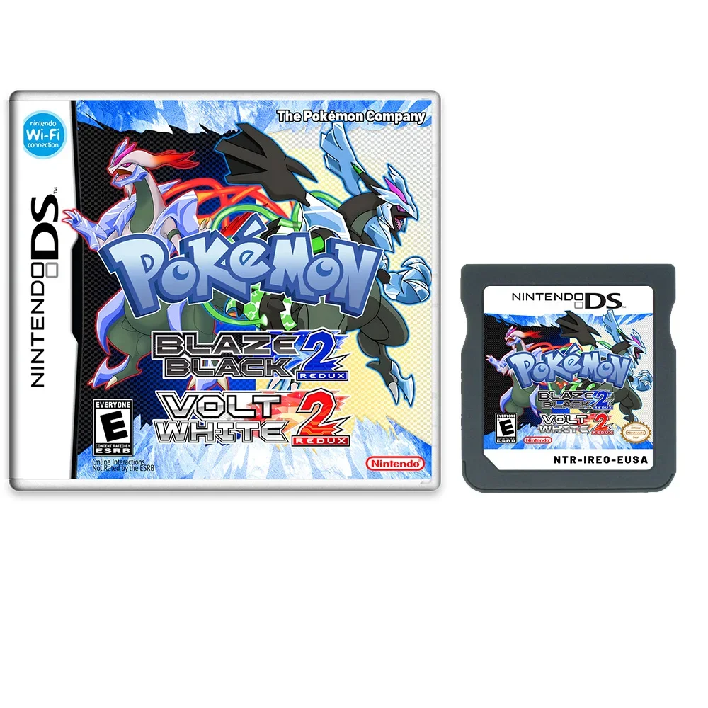 

Игровая карта Pokemon Blaze Black 2, Ultimate Edition и Volt White 2, Ultimate Edition NDS, коробка для ролевых игр, английская коллекция